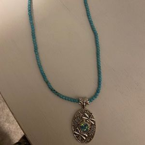 Dragonfly Turquoise Necklace
